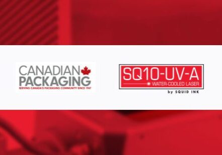 In the news, Canadian Packaging, introducing the sq10-uv-a laser